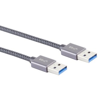 S-Impuls USB-A kabel | USB3.1 10 Gbps | 10W | aluminium/nylon | 2 meter