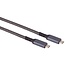 USB-C kabel | USB3.1 10 Gbps | PD 100W | 4K 60Hz | nylon | 2 meter