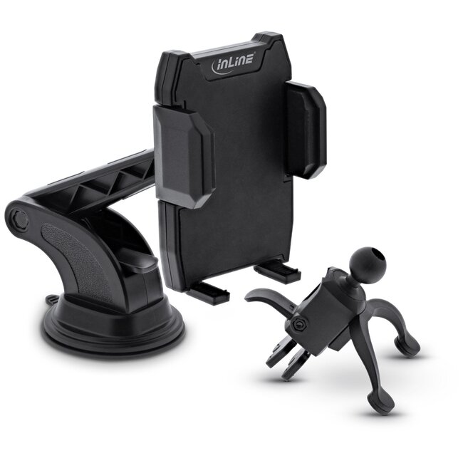 InLine raam/luchtrooster smartphone autohouder