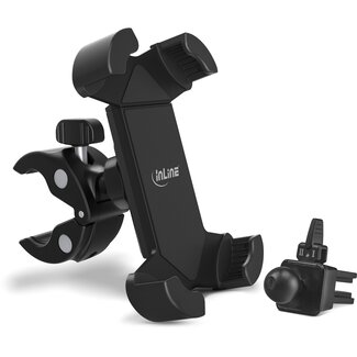 InLine InLine stuur/luchtrooster smartphone auto-/fietshouder