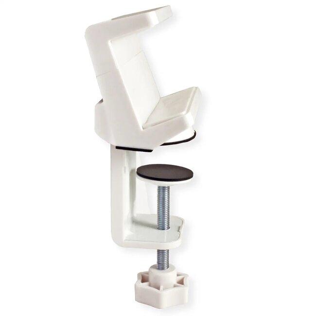 Value stekkerdoos bureaubevestiging | schroefklem | bureaublad tot 50mm | wit