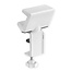 Value stekkerdoos bureaubevestiging | draaibaar | schroefklem | bureaublad tot 59mm | wit