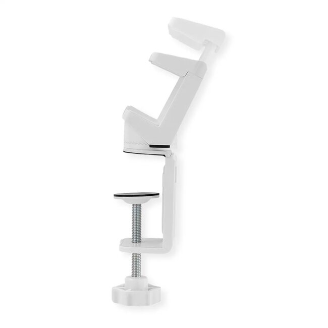 Value stekkerdoos bureaubevestiging | draaibaar | schroefklem | bureaublad tot 59mm | wit