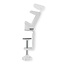 Value stekkerdoos bureaubevestiging | draaibaar | schroefklem | bureaublad tot 59mm | wit