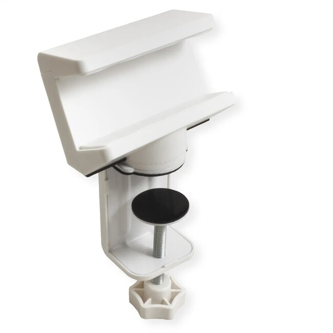 Value stekkerdoos bureaubevestiging | draaibaar | schroefklem | bureaublad tot 59mm | wit