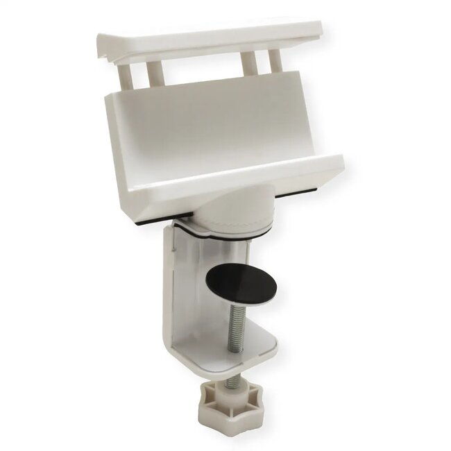 Value stekkerdoos bureaubevestiging | draaibaar | schroefklem | bureaublad tot 59mm | wit