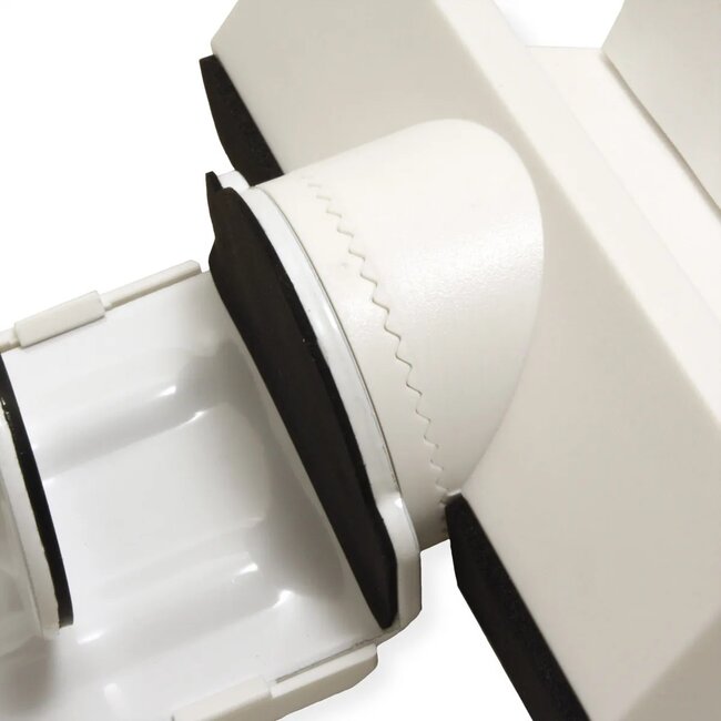 Value stekkerdoos bureaubevestiging | draaibaar | schroefklem | bureaublad tot 59mm | wit