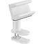 InLine stekkerdoos bureaubevestiging | draaibaar | veerklem | bureaublad tot 40mm | wit