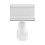 InLine stekkerdoos bureaubevestiging | draaibaar | veerklem | bureaublad tot 40mm | wit