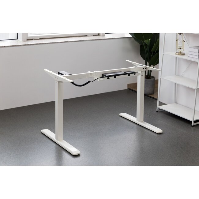 InLine bureau kabelgoot met schroef-/hangbevestiging | 59 x 7,4cm | wit