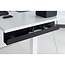 InLine bureau kabelgoot met schroefbevestiging | 60 x 11,4cm | zwart