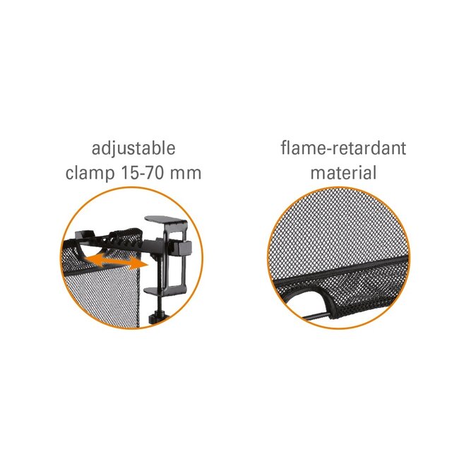 My Wall bureau kabelzak met klembevestiging | 61 x 16cm | zwart