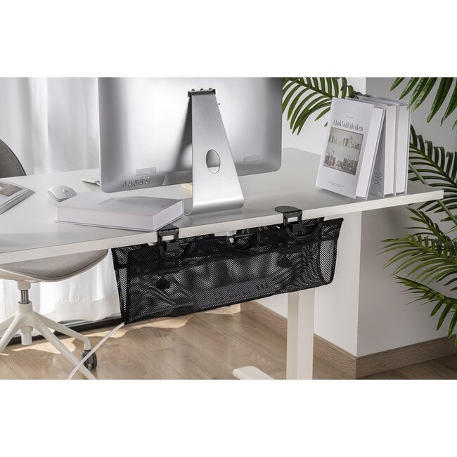 My Wall bureau kabelzak met klembevestiging | 61 x 16cm | zwart