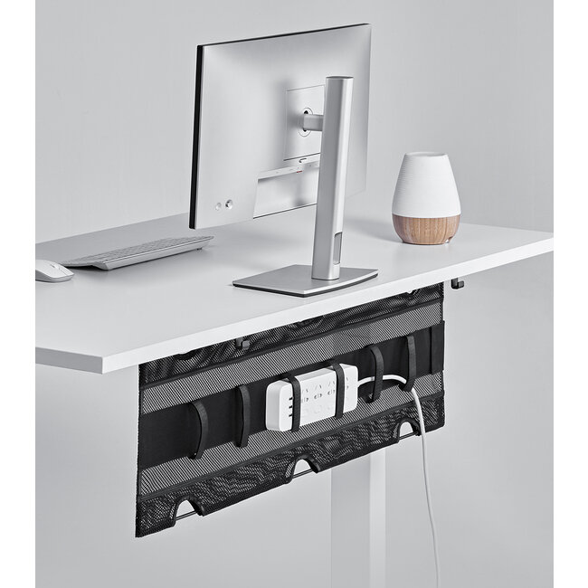 My Wall bureau kabelzak met schroefbevestiging | 91 x 8,5cm | zwart