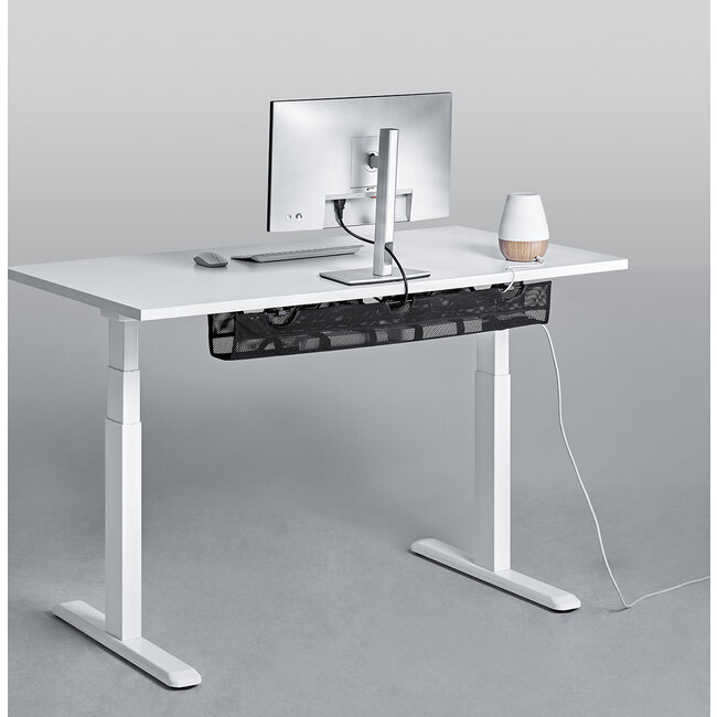 My Wall bureau kabelzak met schroefbevestiging | 91 x 8,5cm | zwart