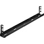 InLine bureau kabelgoot met klembevestiging | 80/100/120 x 15,7cm | zwart
