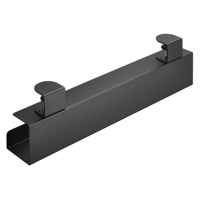 My Wall bureau kabelgoot met klembevestiging | 60 x 12,8cm | zwart
