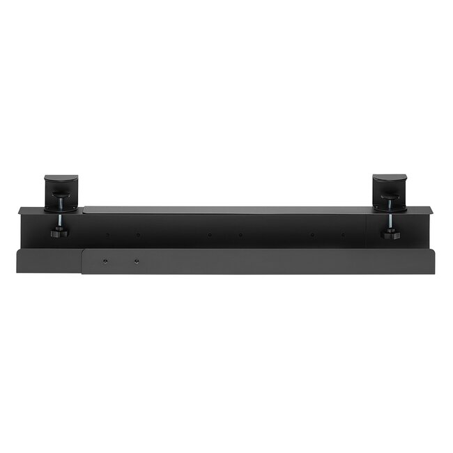 My Wall bureau kabelgoot met klembevestiging | 80/100/120 x 12,8cm | zwart