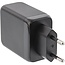 InLine USB thuislader | 2x USB-C PD + 1x USB-A QC4+ | GaN | 65W | zwart