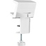 InLine stekkerdoos bureaubevestiging | schroefklem | bureaublad tot 50mm | wit