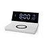 Nedis wekker met draadloze Qi lader | 15W | wit