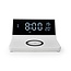 Nedis wekker met draadloze Qi lader | 15W | wit
