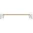 InLine monitor standaard/verhoger met USB hub/lader | aluminium/hout