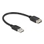 Delock USB 2.0 extension cable EASY USB Type-A male to EASY USB Type-A female 0.2 m