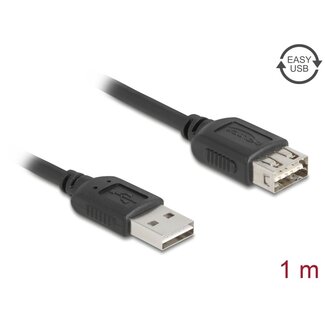 DeLOCK Delock USB 2.0 extension cable EASY USB Type-A male to EASY USB Type-A female 1 m