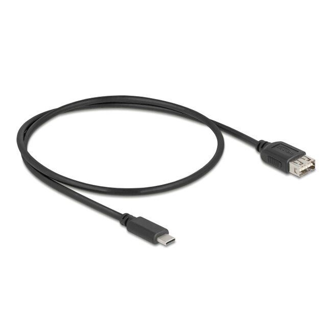 Delock USB 2.0 Cable USB Type-C™ male to EASY USB Type-A female 0.5 m