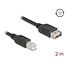 Delock USB 2.0 Cable USB Type-B male to EASY USB Type-A female 2 m