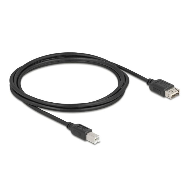 Delock USB 2.0 Cable USB Type-B male to EASY USB Type-A female 2 m