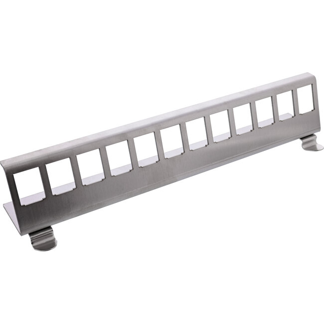 InLine® Keystone SNAP-In metalen modulehouder, 12-voudig voor opzetrail