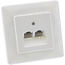 InLine® ISDN-aansluitdoos, 2x RJ45 BU, schroefaansluiting 2x 8-voudig