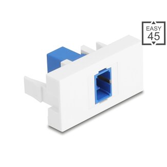 DeLOCK Delock Easy 45 Module SC Simplex female to SC Simplex female blue / white