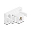 Delock Easy 45 Module RJ12 jack to RJ12 jack UTP white