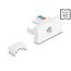 Delock Easy 45 Module RJ12 jack to LSA UTP white