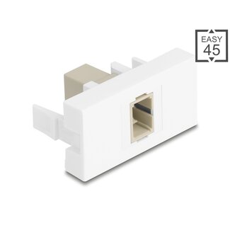 DeLOCK Delock Easy 45 Module SC Simplex female to SC Simplex female beige / white
