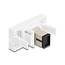 Delock Easy 45 Module SC Simplex female to SC Simplex female beige / white