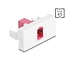 Delock Easy 45 Module SC Simplex female to SC Simplex female violet / white