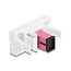 Delock Easy 45 Module SC Simplex female to SC Simplex female violet / white