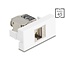 Delock Easy 45 Module RJ45 jack to LSA Cat.6A with LED