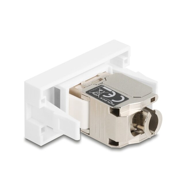 Delock Easy 45 Module RJ45 jack to LSA Cat.6A with LED