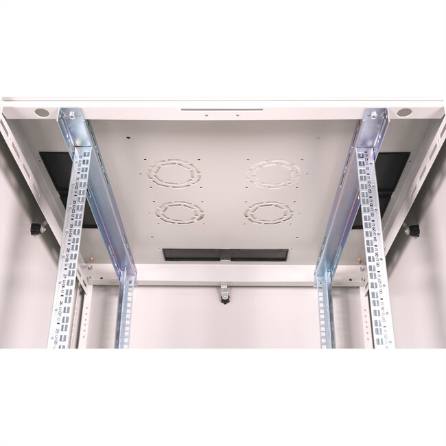 ROLINE 19-inch netwerkkast Basic 32 U, 800x800 BxD Glazen deur grijs