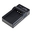 Acculader compatibel met Panasonic VW-VBX070, Pentax D-Li88, Sanyo DB-L80 en Toshiba PX1686 accu's