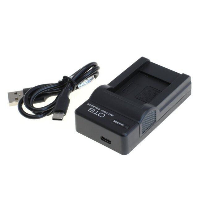 Acculader compatibel met Panasonic VW-VBX070, Pentax D-Li88, Sanyo DB-L80 en Toshiba PX1686 accu's