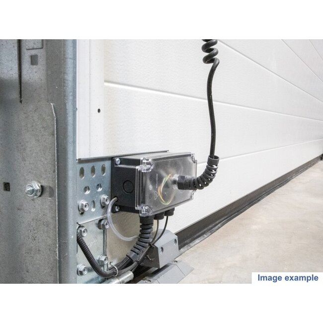 Kabelwartel met trekontlasting | 90° haaks | PG9 | 4-8 mm | IP68 | grijs | 1 stuk