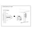 Value stekkerdoos bureaubevestiging | schroefklem | tafelpootdikte tot 90mm | wit
