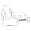 Value stekkerdoos bureaubevestiging | schroefklem | tafelpootdikte tot 90mm | wit