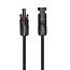 Solar PV kabel | 6mm² | IP67 | zwart | 3 meter
